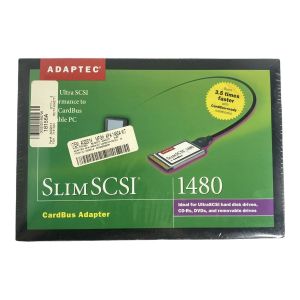 1662000-R - Adaptec SLIM SCSI 1480 Single Channel 32-bit Card Bus Ultra SCSI Controller