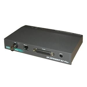 J2591A - HP JetDirect EX Plus 10Mb/s RJ-45 BNC 1Ports x DB-25 Parallel Fast Ethernet External Print Server
